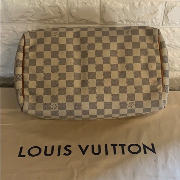 Authentic Louis Vuitton speedy 35 damier Azur - Picture 3 of 7